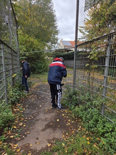 Affenkäfig Sperrung